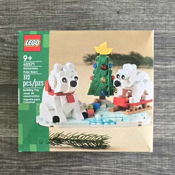 NIB-LEGO Holiday Set. 40642, 40571, 40640- Nutcracker Polar Bears Ginger Bread - Picture 8 of 14